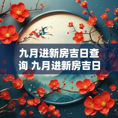 九月进新房吉日查询 九月进新房吉日查询大全