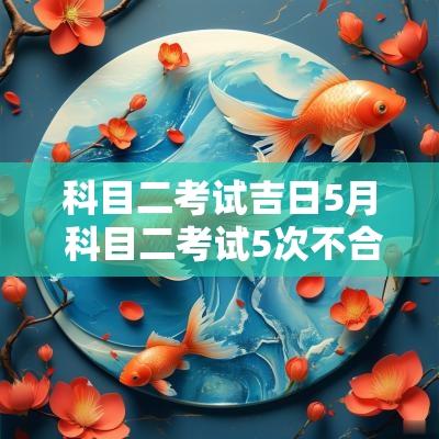 科目二考试吉日5月 科目二考试5次不合格怎么办