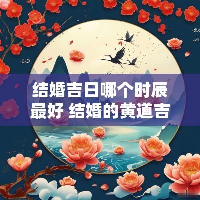 结婚吉日哪个时辰最好 结婚的黄道吉日和时辰