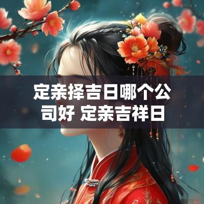 定亲择吉日哪个公司好 定亲吉祥日