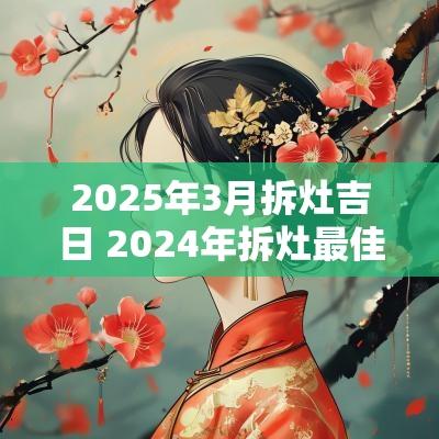 2025年3月拆灶吉日 2025年拆灶最佳日子