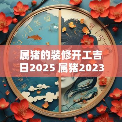 属猪的装修开工吉日2025 属猪2025年装修吉日查询