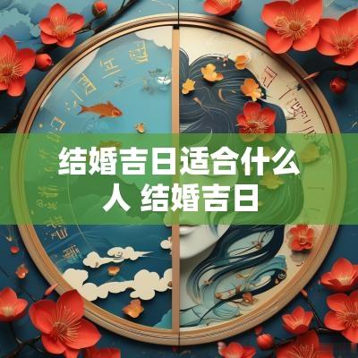 结婚吉日适合什么人 结婚吉日