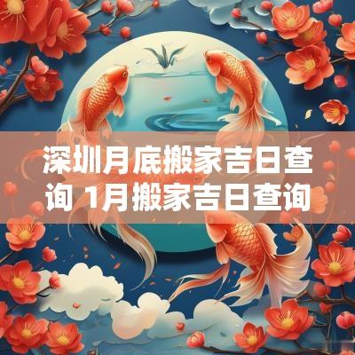 深圳月底搬家吉日查询 1月搬家吉日查询2025