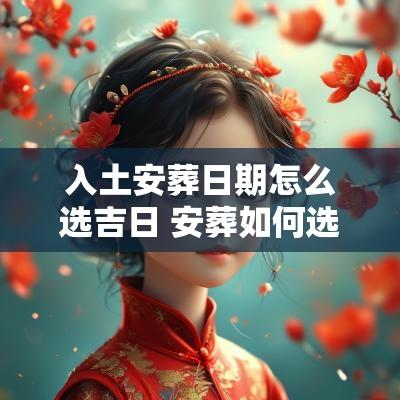 入土安葬日期怎么选吉日 安葬如何选日子