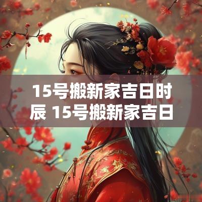 15号搬新家吉日时辰 15号搬新家吉日时辰查询