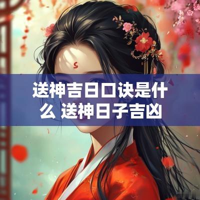 送神吉日口诀是什么 送神日子吉凶