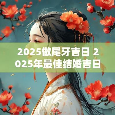 2025做尾牙吉日 2025年最佳结婚吉日表