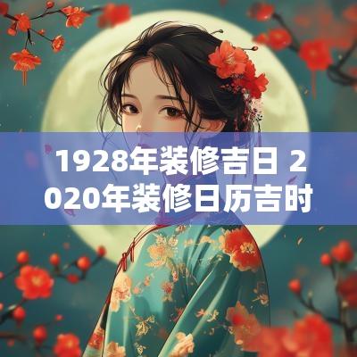1928年装修吉日 2025年装修日历吉时