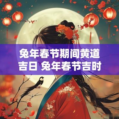 蛇年春节期间黄道吉日 蛇年春节吉时