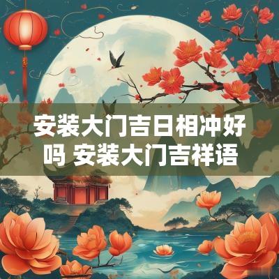 安装大门吉日相冲好吗 安装大门吉祥语