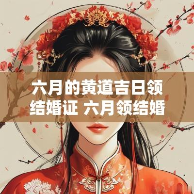 六月的黄道吉日领结婚证 六月领结婚证吉日