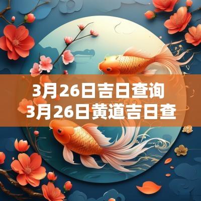 3月26日吉日查询 3月26日黄道吉日查询