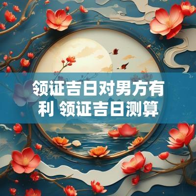领证吉日对男方有利 领证吉日测算