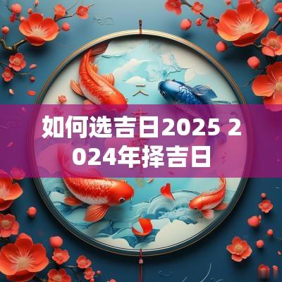 如何选吉日2025 2025年择吉日