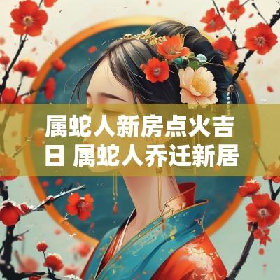属蛇人新房点火吉日 属蛇人乔迁新居吉日2025年
