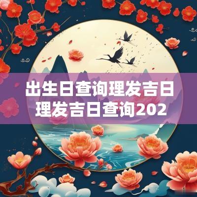出生日查询理发吉日 理发吉日查询2025年