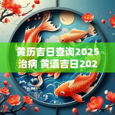 黄历吉日查询2025治病 黄道吉日2025年老黄历查询