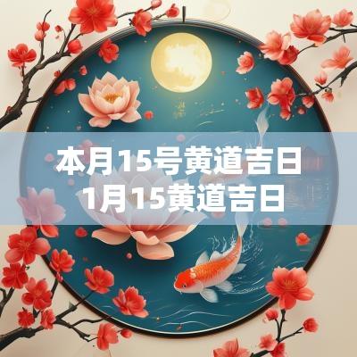 本月15号黄道吉日 1月15黄道吉日
