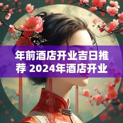 年前酒店开业吉日推荐 2025年酒店开业吉日