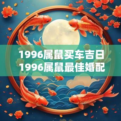 1996属鼠买车吉日 1996属鼠最佳婚配