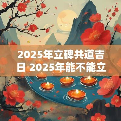 2025年立碑共道吉日 2025年能不能立碑