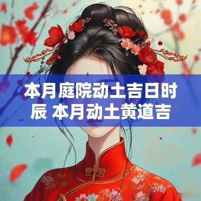 本月庭院动土吉日时辰 本月动土黄道吉日