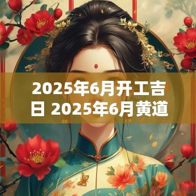 2025年6月开工吉日 2025年6月黄道吉日吉时查询