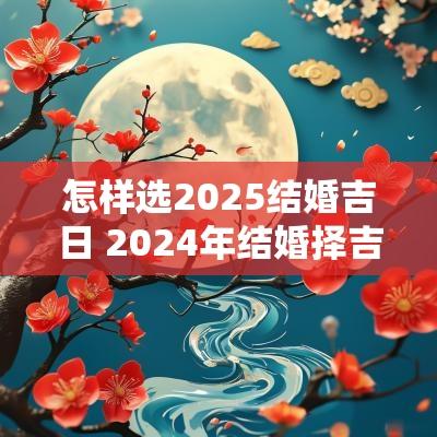 怎样选2025结婚吉日 2025年结婚择吉