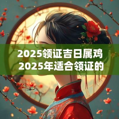 2025领证吉日属鸡 2025年适合领证的日子