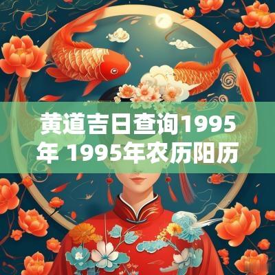 黄道吉日查询1995年 1995年农历阳历表查询