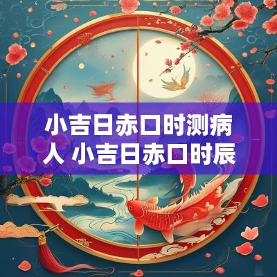 小吉日赤口时测病人 小吉日赤口时辰