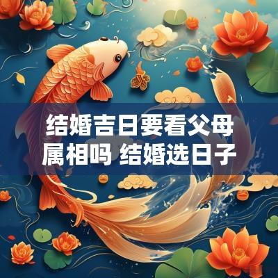 结婚吉日要看父母属相吗 结婚选日子要看父母生日吗