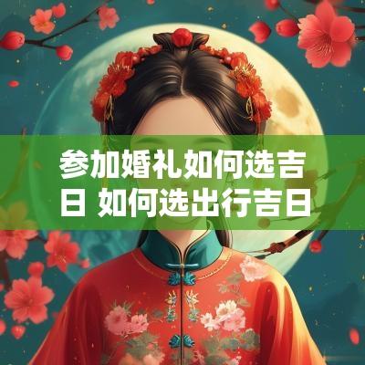 参加婚礼如何选吉日 如何选出行吉日