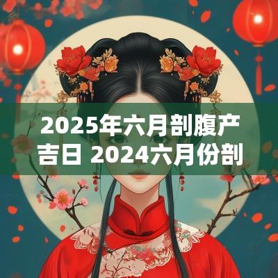 2025年六月剖腹产吉日 2025六月份剖腹产吉日