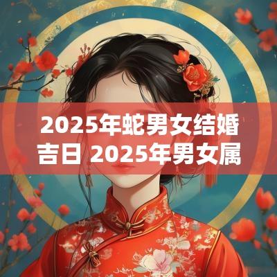 2025年蛇男女结婚吉日 2025年男女属虎结婚吉日