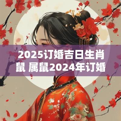 2025订婚吉日生肖鼠 属鼠2025年订婚吉日有哪些