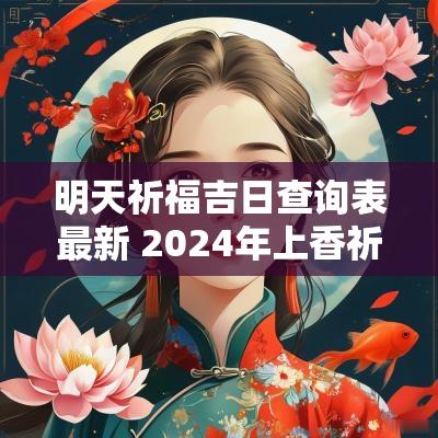 明天祈福吉日查询表最新 2025年上香祈福吉日查询