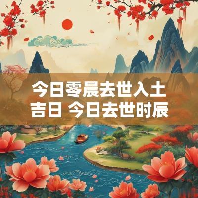 今日零晨去世入土吉日 今日去世时辰吉凶