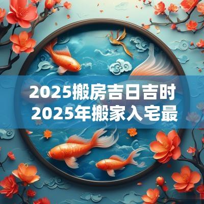 2025搬房吉日吉时 2025年搬家入宅最佳日期