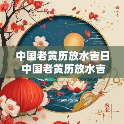 中国老黄历放水吉日 中国老黄历放水吉日吉时查询