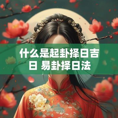 什么是起卦择日吉日 易卦择日法