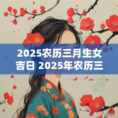 2025农历三月生女吉日 2025年农历三月出生