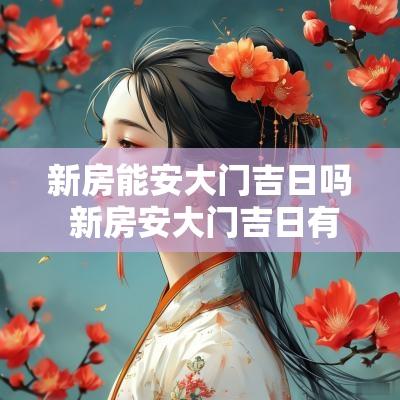 新房能安大门吉日吗 新房安大门吉日有哪几天