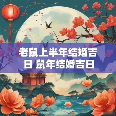 老鼠上半年结婚吉日 蛇年结婚吉日