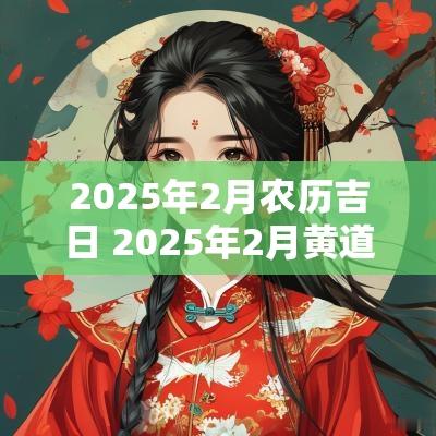 2025年2月农历吉日 2025年2月黄道吉日是哪几天