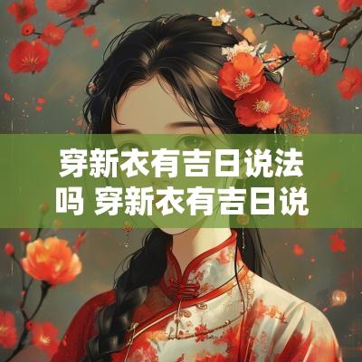 穿新衣有吉日说法吗 穿新衣有吉日说法吗为什么