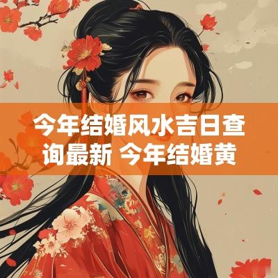 今年结婚风水吉日查询最新 今年结婚黄道吉日查询