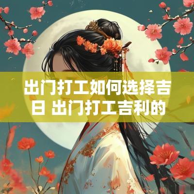 出门打工如何选择吉日 出门打工吉利的话