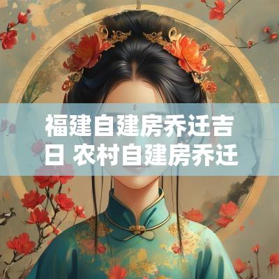 福建自建房乔迁吉日 农村自建房乔迁朋友圈文案